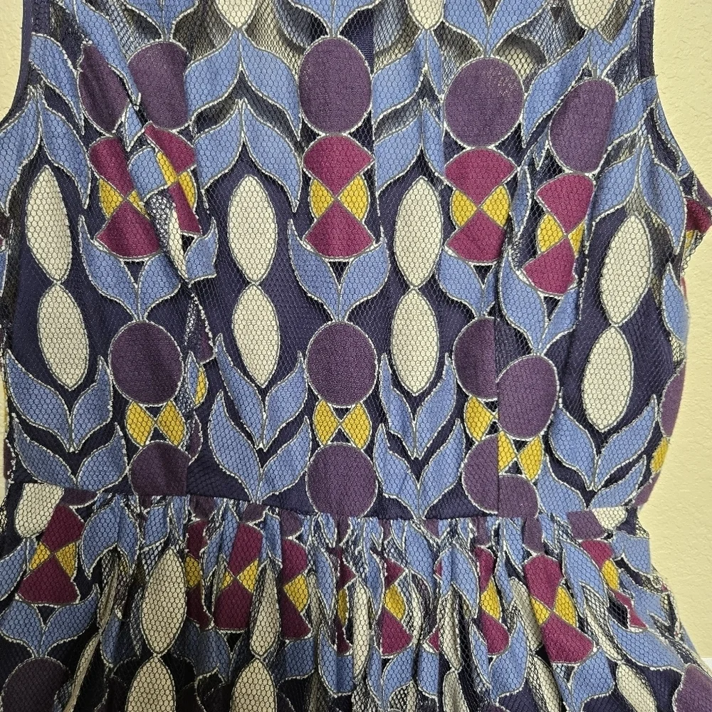 Maeve Anthropologie Lace Fit & Flare Dress 2 - Picture 4 of 9